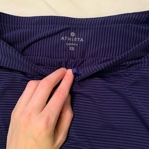 Athleta running skirt, size xs. Built in running shorts underneath.